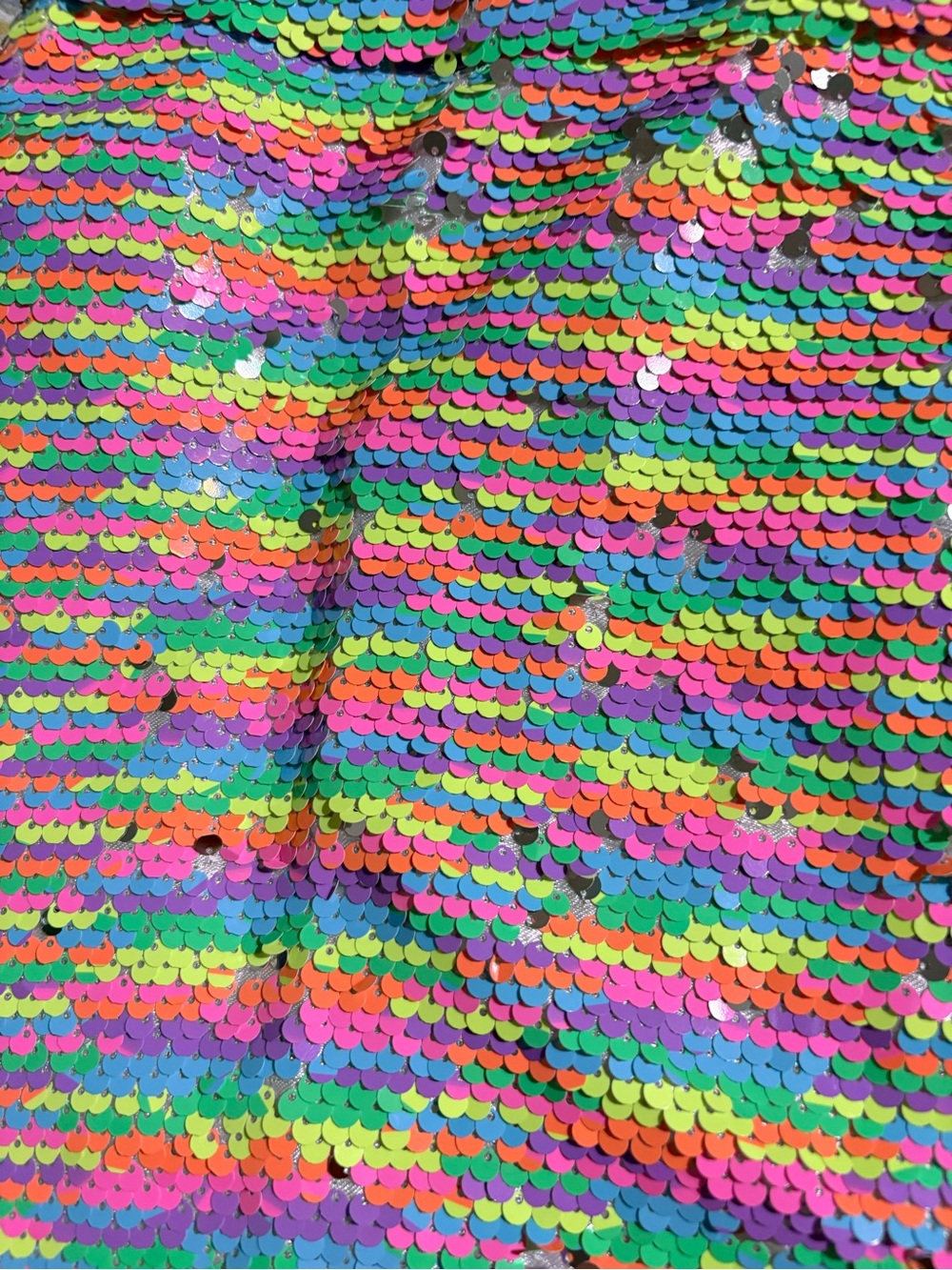 Jess Lea Sequin Mini Skirt in Multicolor Sz. medium - Picture 6 of 8
